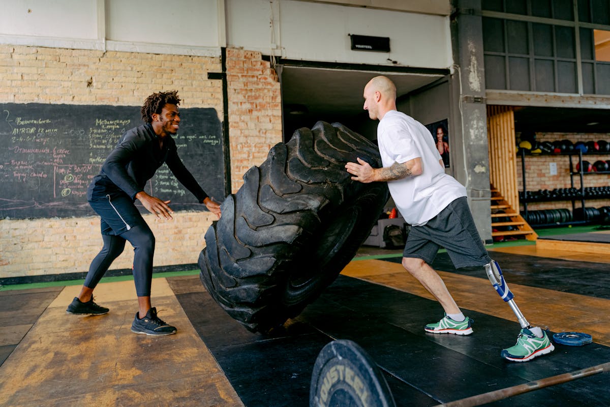 Strength and conditioning training session at Iron Temple